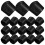 Foosball protective caps black plastic 20 pcs 1