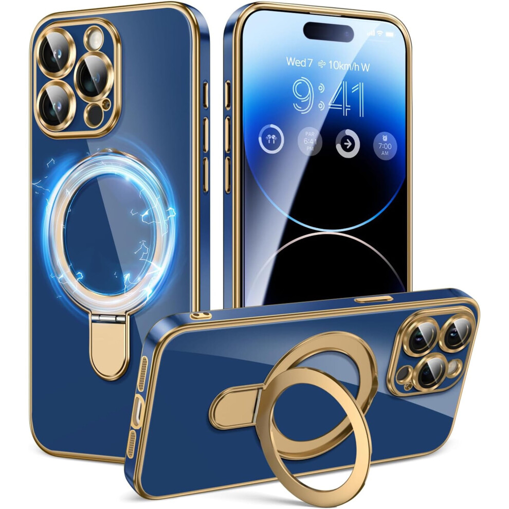 Iphone 13 Pro Case With Magnetic Ring Stand And Magsafe 9422877610174