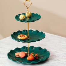 3-Tier Cupcake Stand for Cakes Sandwiches Cheese