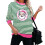 Damen-Sweatshirt mit Weihnachtsmuster, langärmlig 4