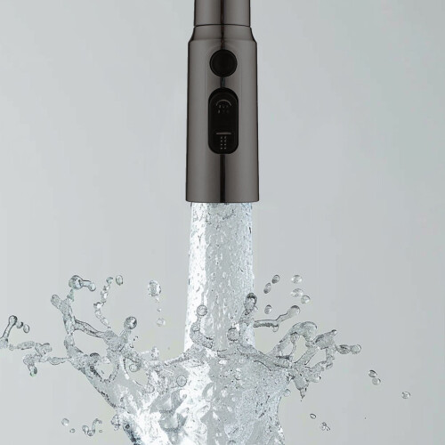 Universal Kitchen Faucet Extender with Rotating Foaming