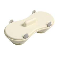 Nordic White Microwave Egg Steamer with Lid