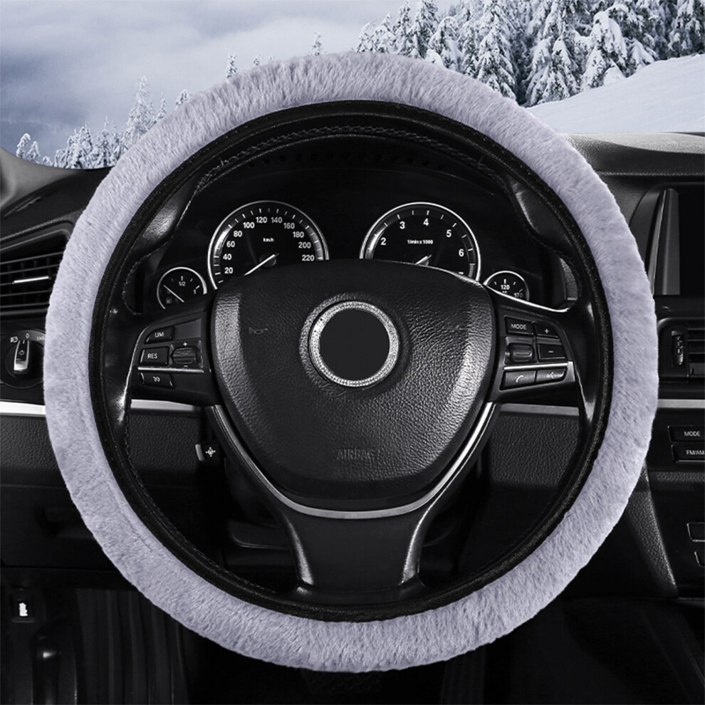 Steering Wheel Cover Elastic Stretch Non-Slip Warm 9043876486906