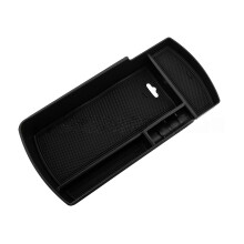 Center Console Tray Armrest Storage Box for Honda 2018 Black