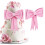 Pink Oversized Bow Cake Topper EVA Ribbon 1 Piece 1