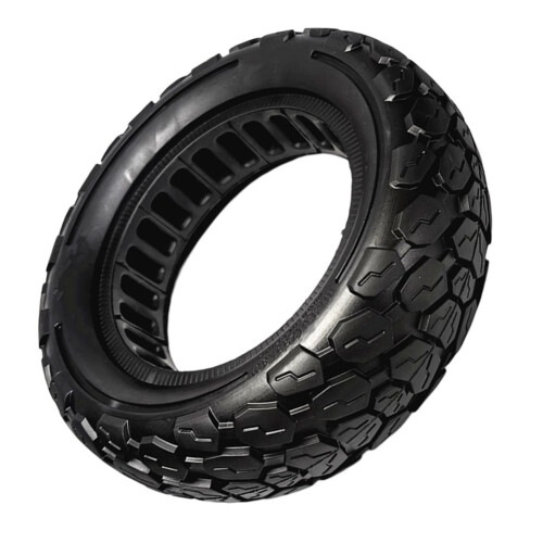 Patinete Elétrico com Pneus Sólidos de 10 Polegadas Antifuros
