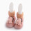 Kinderslippers van patchworkbreisel met zachte zool, roze, maat 5.5 4