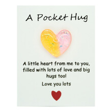 Pocket Hug Encouragement Cards Heart-Shaped 20 pcs