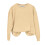 Barntröja Enfärgad Rund Hals Långärmad Beige 7