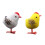 Pluche paaskip decoratiefiguurtje 7 cm 5
