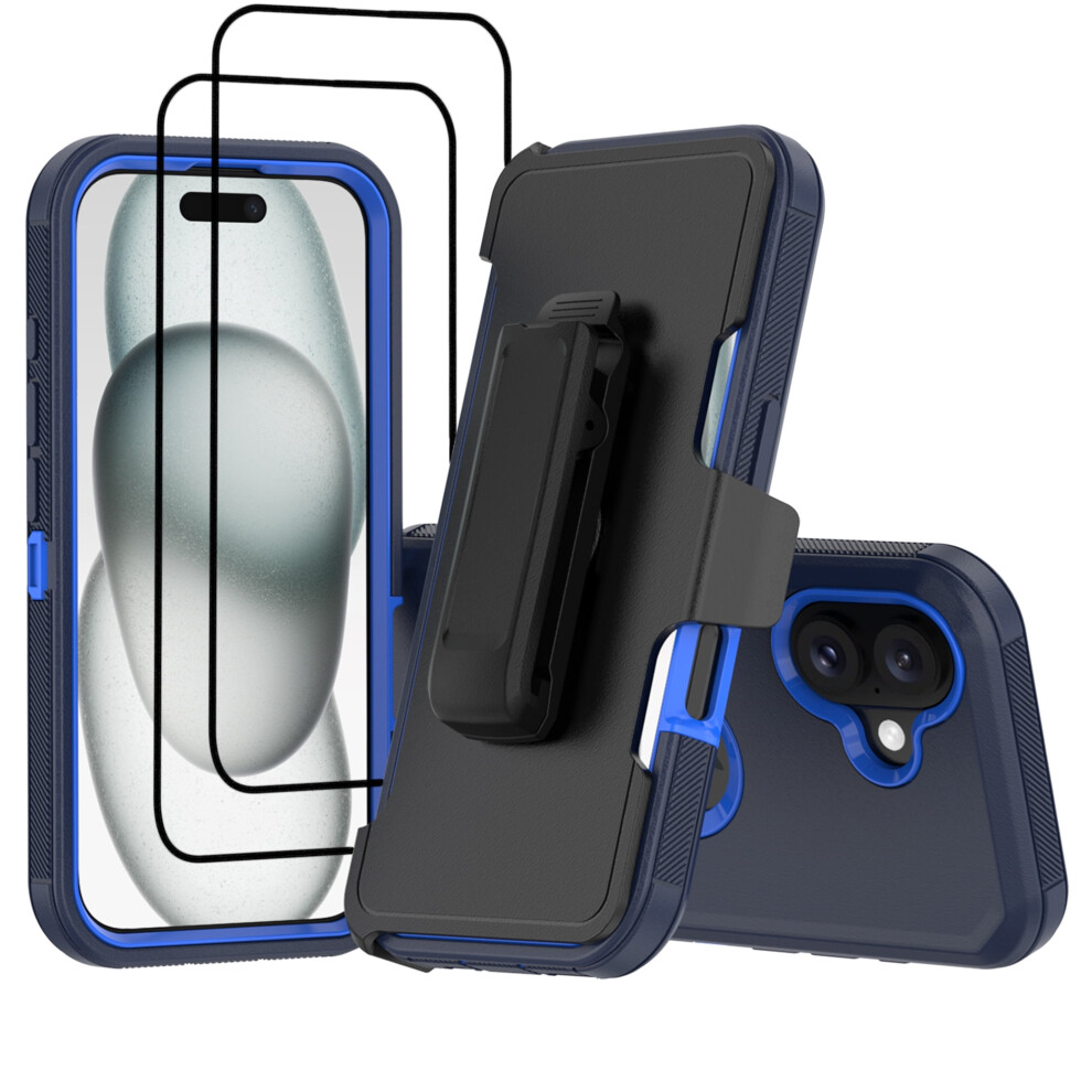 Iphone 16 Heavy Duty Shockproof Dustproof Case With 9399596333403