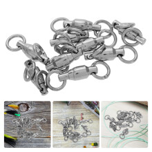 Fishing Swivels Dark Grey Double Welded 10 pcs