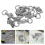 Fishing Swivels Dark Grey Double Welded 10 pcs 1