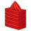 Satins Napkins Square Red 10 Pieces 1