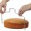 Coupe-gâteau et coupe-toast réglables noirs 1