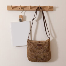 Slamená cestovná taška crossbody pre ženy – Wound Beach