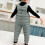 Pantaloni da neve invernali in piumino e cotone per bambini 5