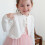 Stickad kort kofta med knappar för flickor, lätt kappa 7