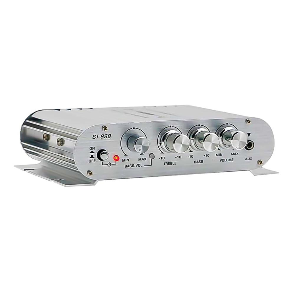 ST-838 Hi-Fi 2.1 Channel Power Amplifier 80W2 Silver-image-OPC-PWCCT5C-NEW
