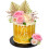 Boho Cake Topper Artificial Ginkgo Palm Leaves 1 Piece 1