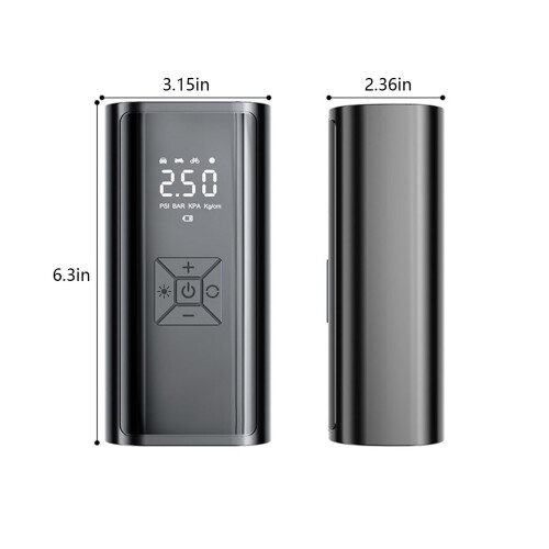 Φορητός Φουσκωτής Ελαστικών 150PSI6000mAh με Φως LED 2