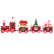 Wooden Christmas Train Set with Santa 1 Piece