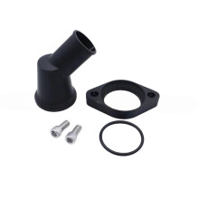 45 Degree Water Neck Thermostat Housing for Chevy SBC BBC 283 302 305 327 350 396 427 454 502 with Screws & Sealing Ring