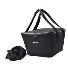 Electric Bike Basket Liner Black 27x29x19cm with Handles