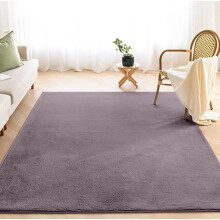 European solid color living room rug thickened washable