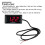 DC 12V LED Digital Volt Meter Red 3