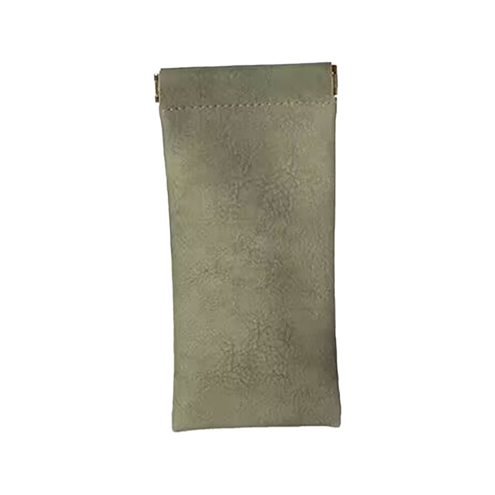 Soft Portable Eyeglass Pouch with Squeeze Top 3.14x6.88