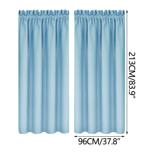 Blackout Curtains for Bedroom 38x84 Inch 2 Pack 1