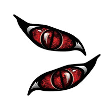 Horror Theme Eye Decal for Halloween and Themed Parties