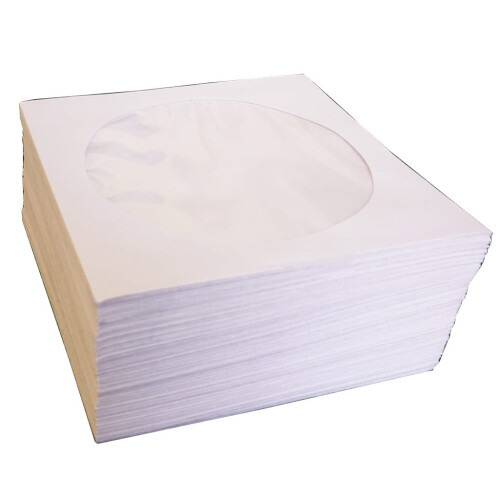 50-lommer Mini Papir CD DVD Flap til Etui Kuvert
