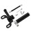 Black aluminum mini bicycle pump  portable 1