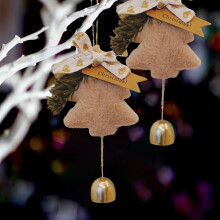 Pendentif sapin en peluche mignon - Ornement décoratif à suspendre pour voiture, sac à dos, famille et collègues - Cadeau de voyage de Noël en