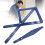 Corner Angle Finder Protractor for Woodworking Blue 1pc 6