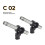 4x Shockproof Clip Mic Clips Adjustable Mic Holders with Adapters ,Wireless Mic Clamp Mic Stands for C02 4