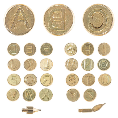 Wood Burning Alphabet Set for Personalization and Crafting