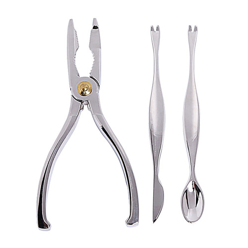 LYUCRAZ seafood set lobster cracker fork pick 5-piece