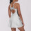 Women's Breathable Backless Romper Stretch Round Neck Side 8