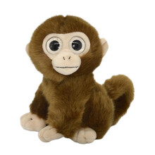 Stibadium Plyšová opice - Oh So Soft Monkey Plyšová hračka, Hnědá, 8 palců