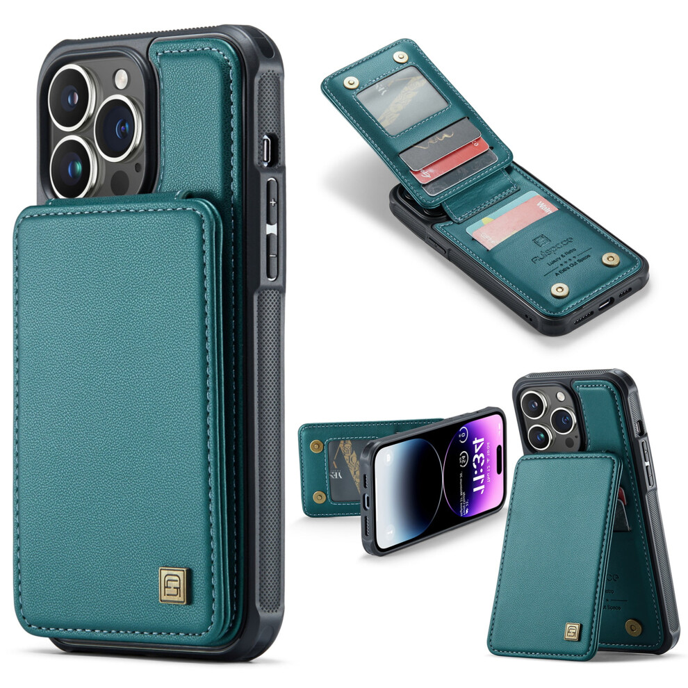 Iphone 14 Leather Wallet Case With Card Holder And Rfid 9043876520228