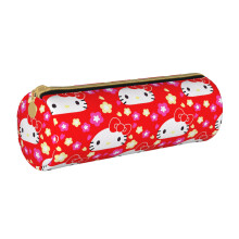 Astuccio Hello Kitty, borsa portamatite capiente con cerniera e scomparti, trousse multifunzione per il trucco da donna.