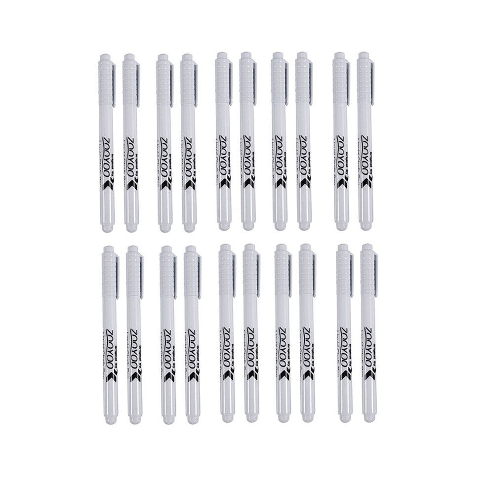 20Pc Liquid Chalk Pen For Glass Windows Chalkboard Blackboard White 6033278841840