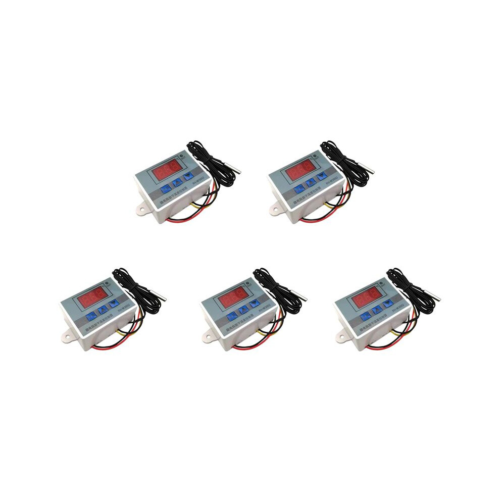 5X 12V Professional W3002 Digital Led Temperature Controller 10A Thermostat Regulator Xh-3002 4712636356449