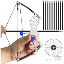 Mini Archery Bow Set Right Hand Metal Compound Bow