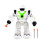 Green Robot Toy with Sucker Projectiles, Walking Action, 1