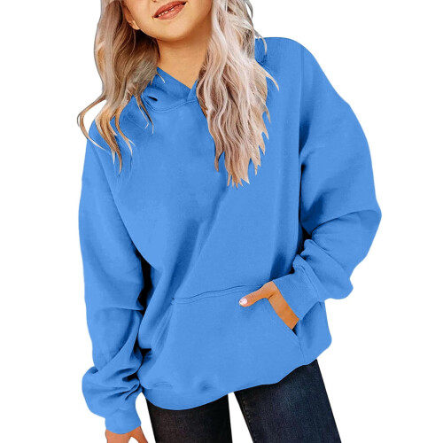 Mädchen-Hoodie, langärmelig, weicher Pullover mit Grafikmuster 1