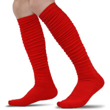 Scrunch Football Socks Ultra Long Combed Cotton Ankle